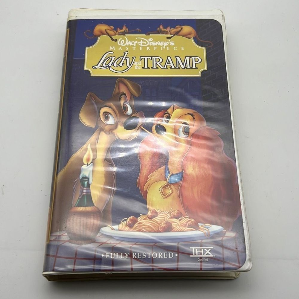 Walt Disney Lady and the‎ Tramp (VHS, 1998, Cinemascope Version) Masterpiece